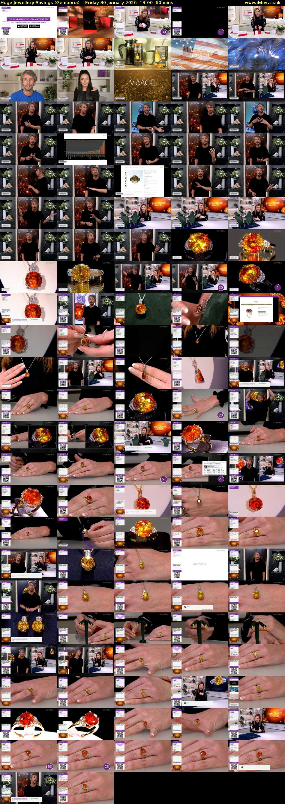 Huge Jewellery Savings (Gemporia) Friday 30 January 2026 13:00 - 14:00