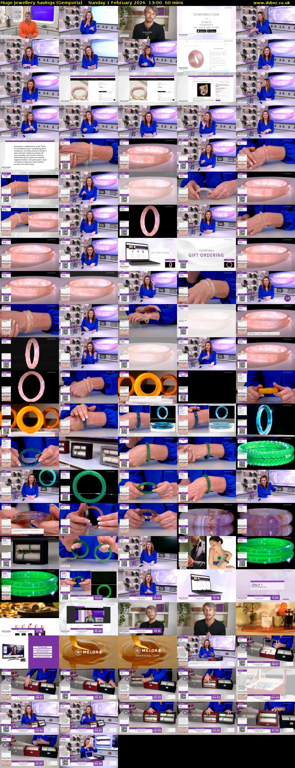 Huge Jewellery Savings (Gemporia) Sunday 1 February 2026 13:00 - 14:00