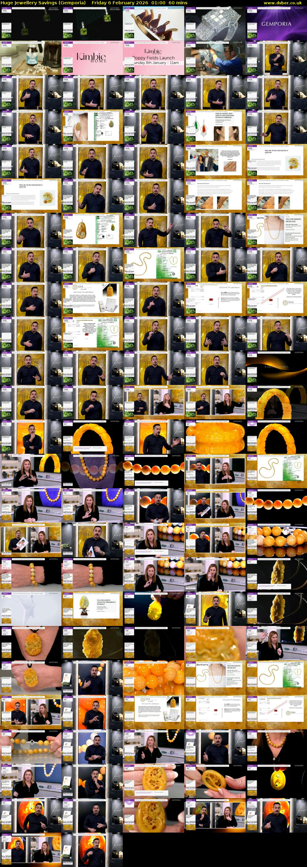 Huge Jewellery Savings (Gemporia) Friday 6 February 2026 01:00 - 02:00