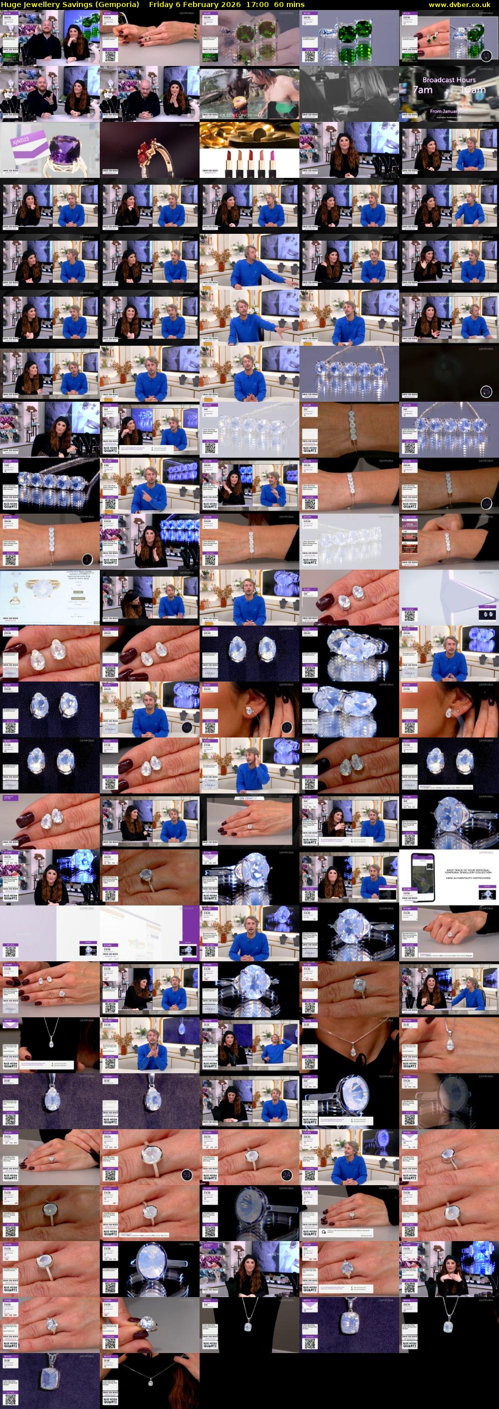 Huge Jewellery Savings (Gemporia) Friday 6 February 2026 17:00 - 18:00