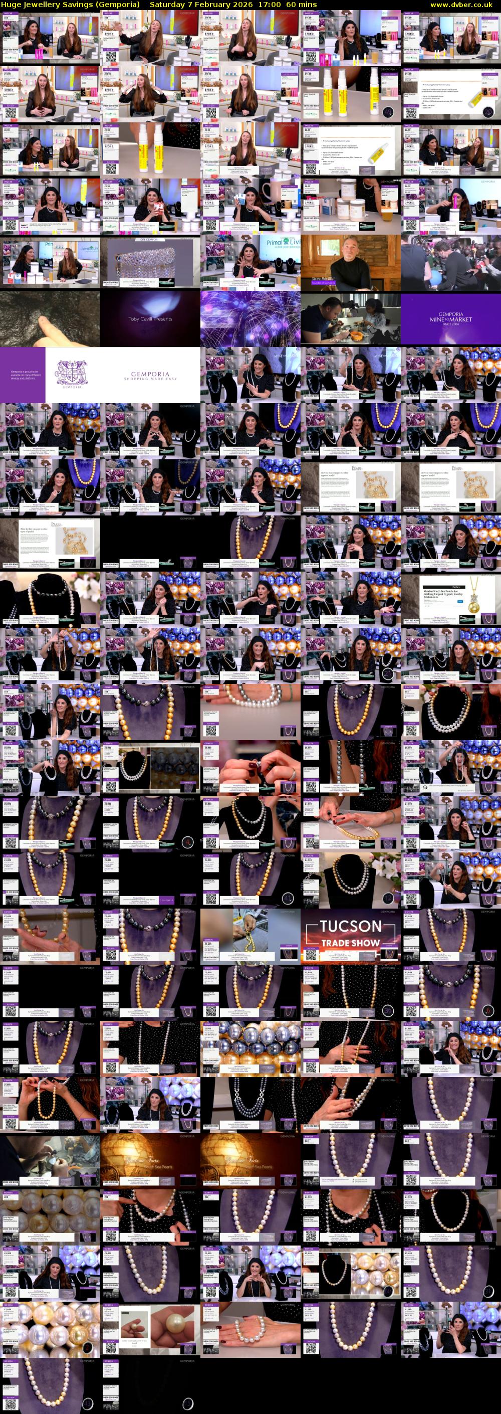 Huge Jewellery Savings (Gemporia) Saturday 7 February 2026 17:00 - 18:00