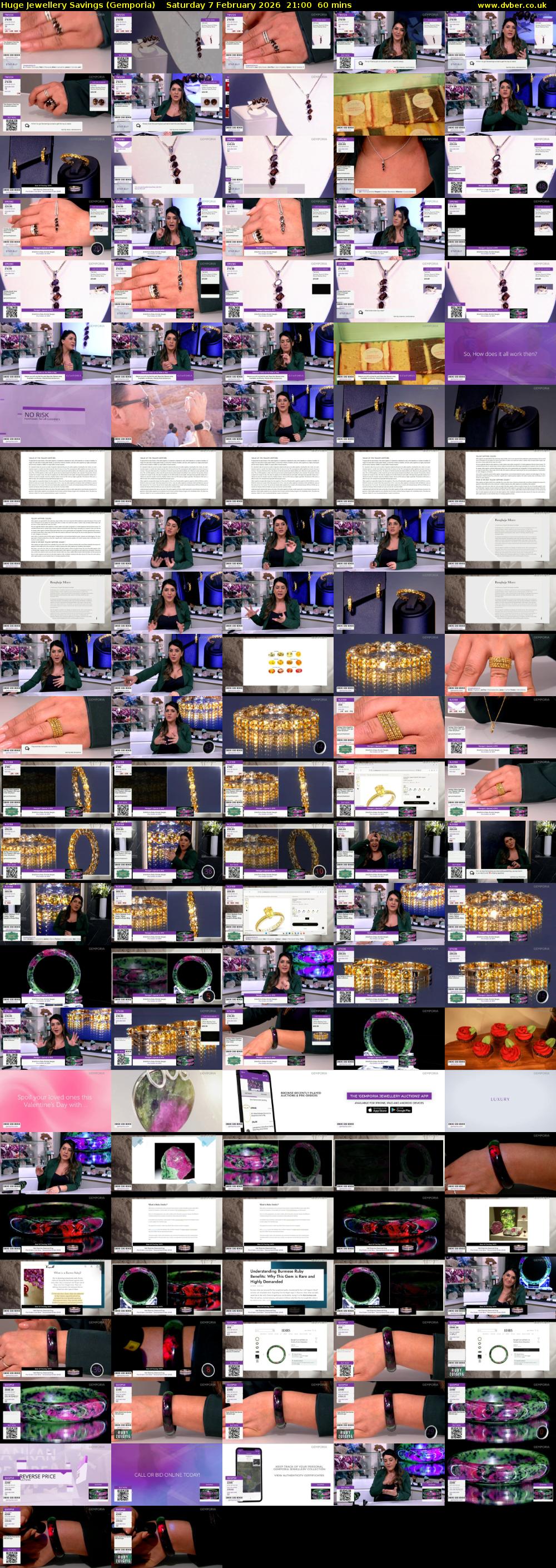 Huge Jewellery Savings (Gemporia) Saturday 7 February 2026 21:00 - 22:00