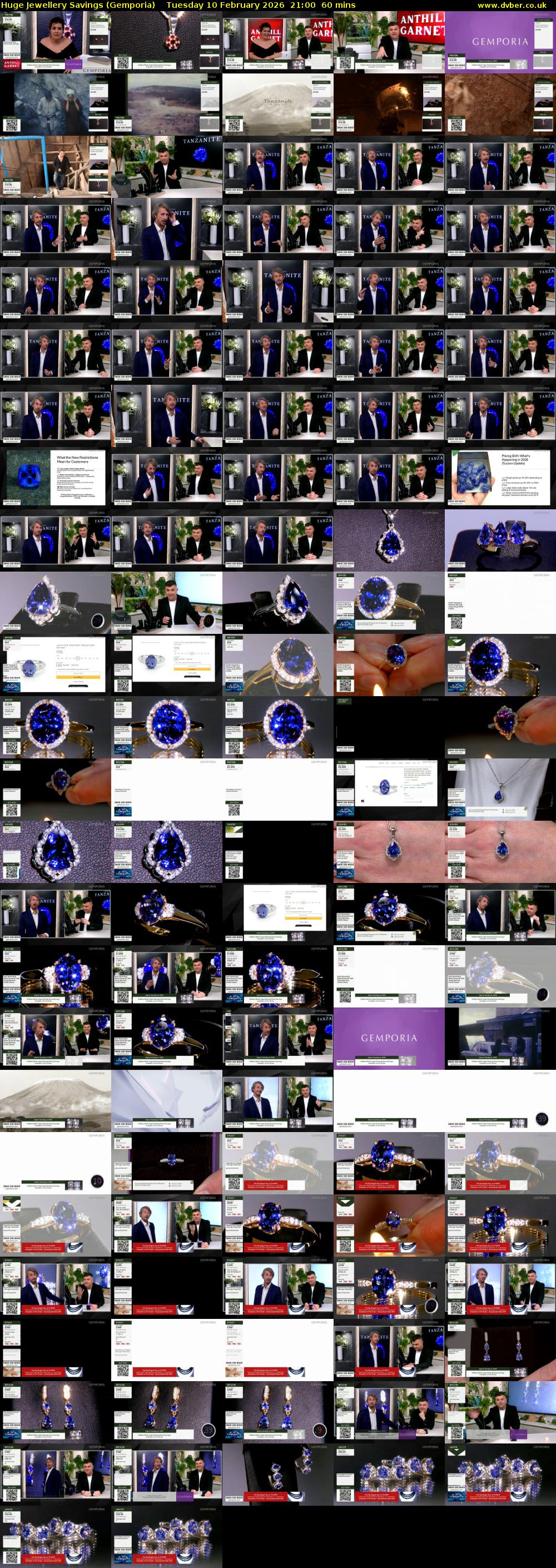 Huge Jewellery Savings (Gemporia) Tuesday 10 February 2026 21:00 - 22:00