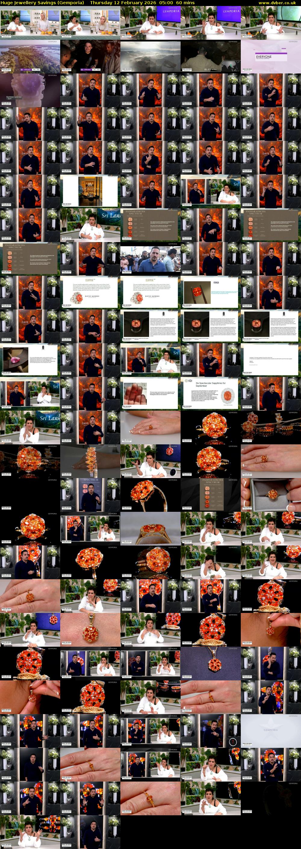 Huge Jewellery Savings (Gemporia) Thursday 12 February 2026 05:00 - 06:00