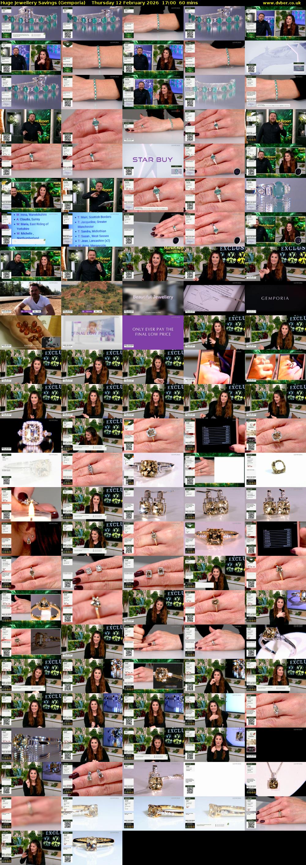 Huge Jewellery Savings (Gemporia) Thursday 12 February 2026 17:00 - 18:00