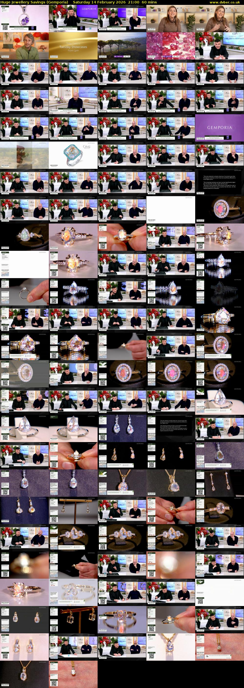 Huge Jewellery Savings (Gemporia) Saturday 14 February 2026 21:00 - 22:00