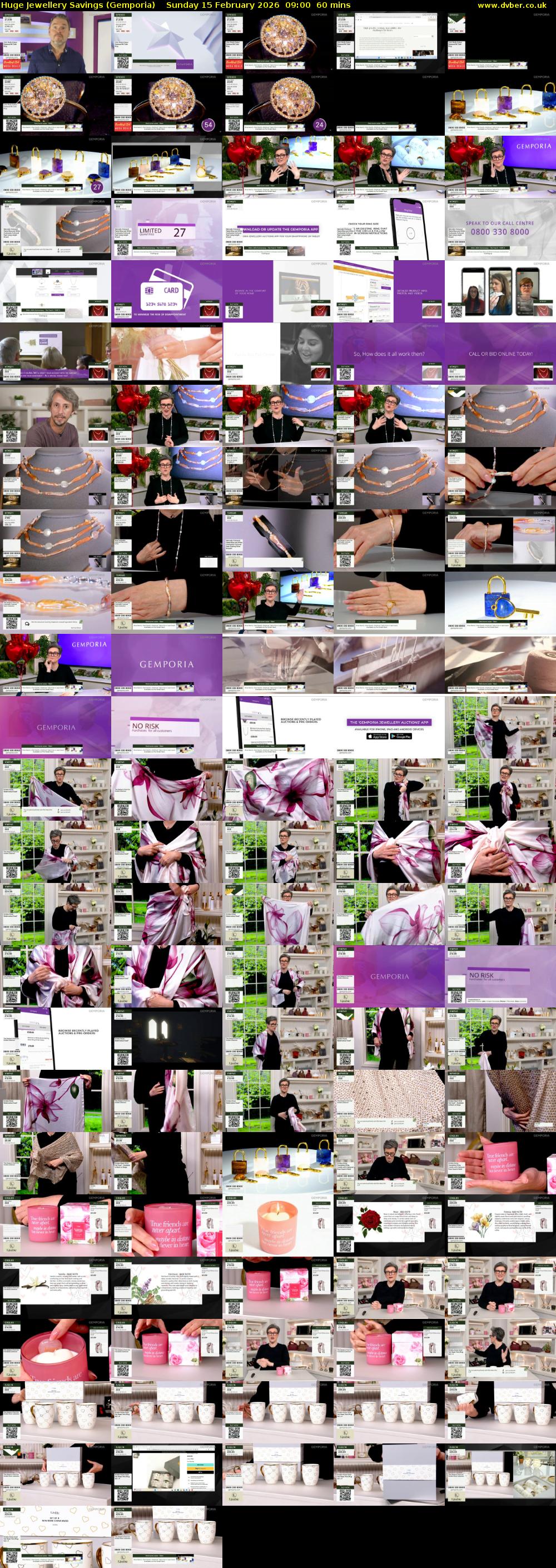 Huge Jewellery Savings (Gemporia) Sunday 15 February 2026 09:00 - 10:00