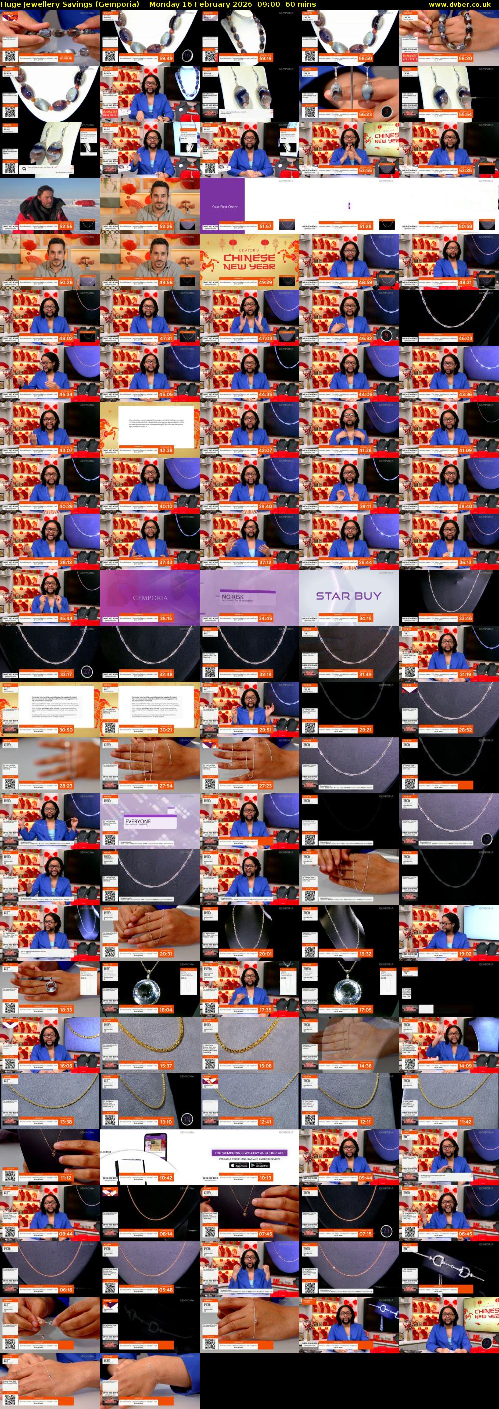 Huge Jewellery Savings (Gemporia) Monday 16 February 2026 09:00 - 10:00