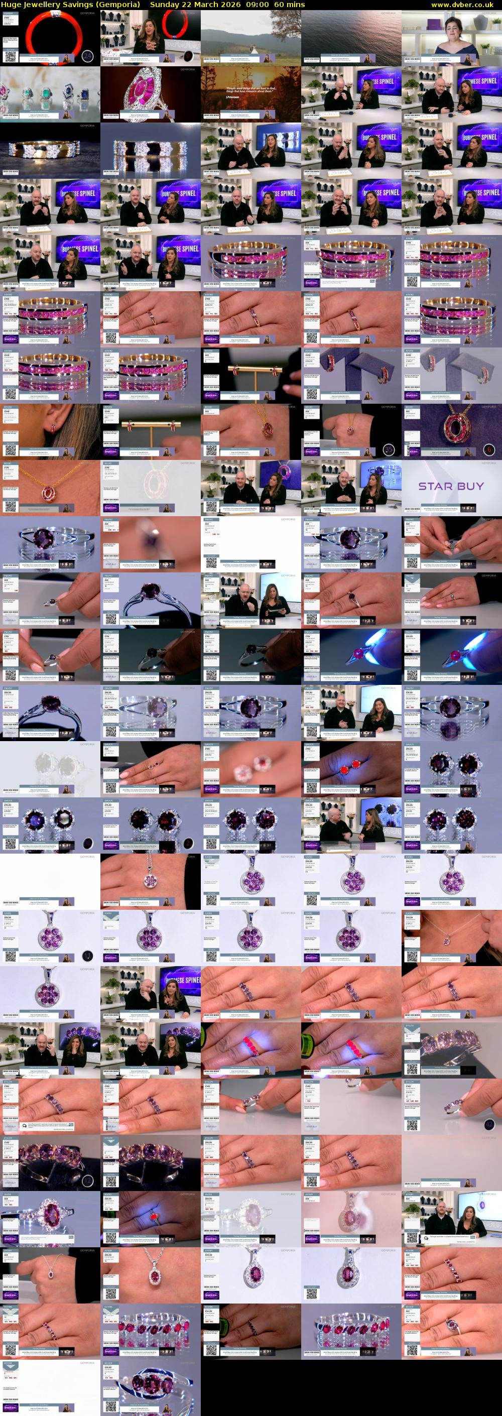 Huge Jewellery Savings (Gemporia) Sunday 22 March 2026 09:00 - 10:00