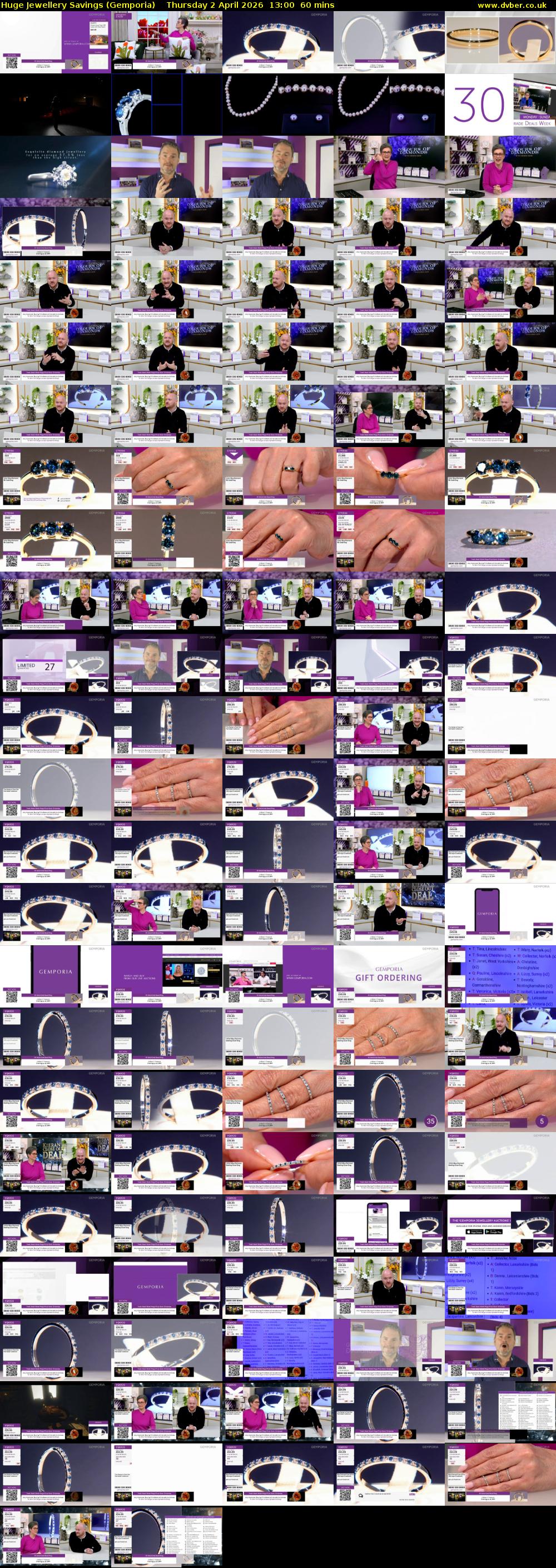 Huge Jewellery Savings (Gemporia) Thursday 2 April 2026 13:00 - 14:00