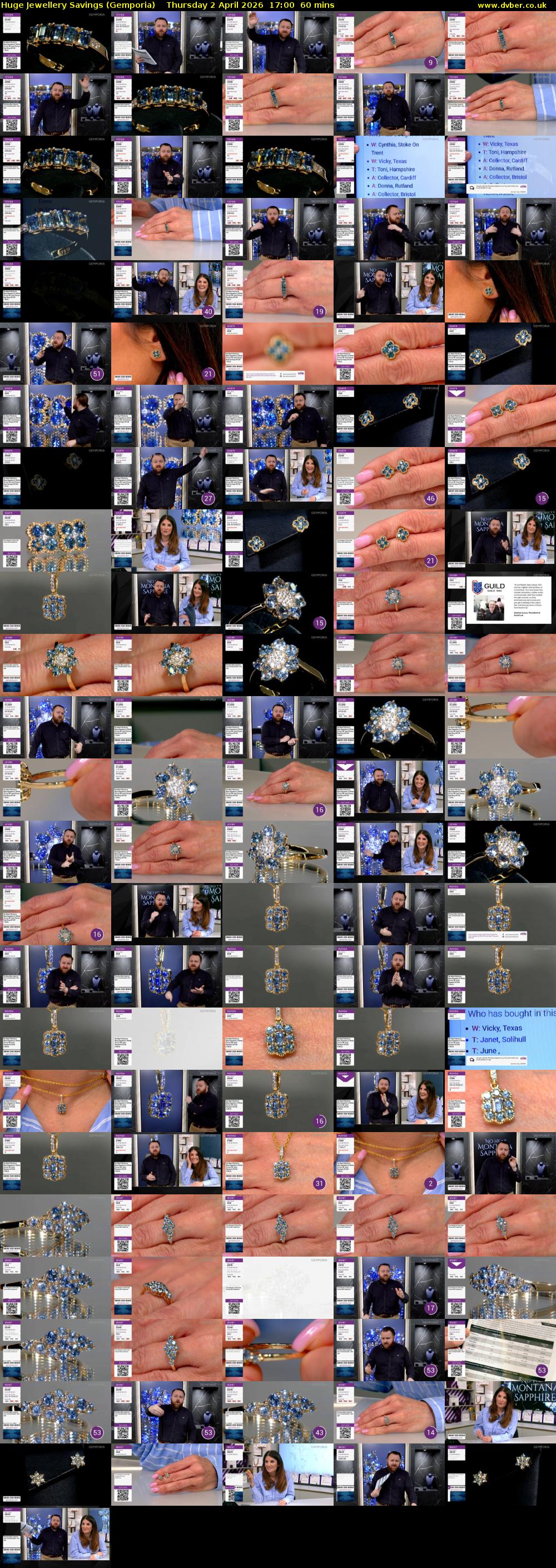 Huge Jewellery Savings (Gemporia) Thursday 2 April 2026 17:00 - 18:00