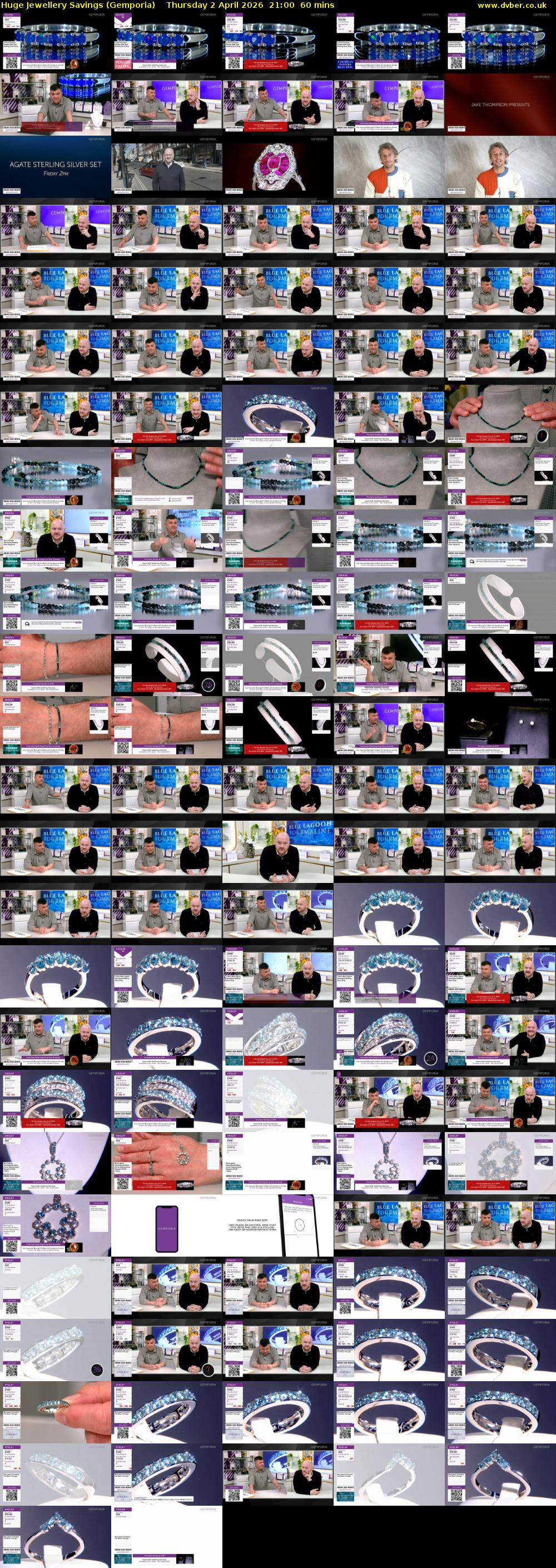 Huge Jewellery Savings (Gemporia) Thursday 2 April 2026 21:00 - 22:00