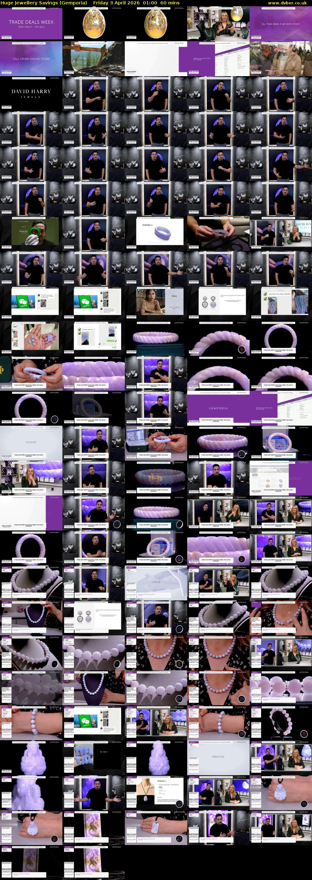 Huge Jewellery Savings (Gemporia) Friday 3 April 2026 01:00 - 02:00