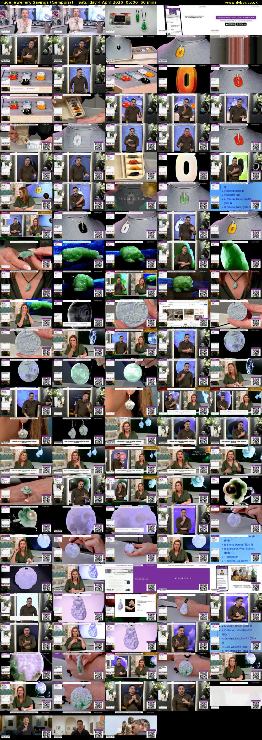 Huge Jewellery Savings (Gemporia) Saturday 4 April 2026 05:00 - 06:00