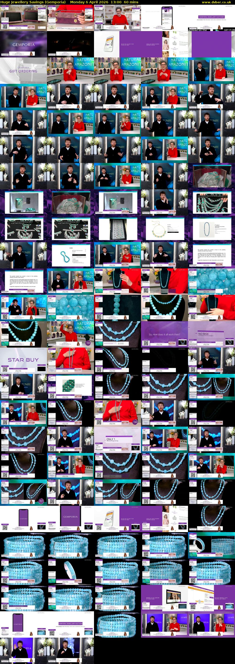 Huge Jewellery Savings (Gemporia) Monday 6 April 2026 13:00 - 14:00