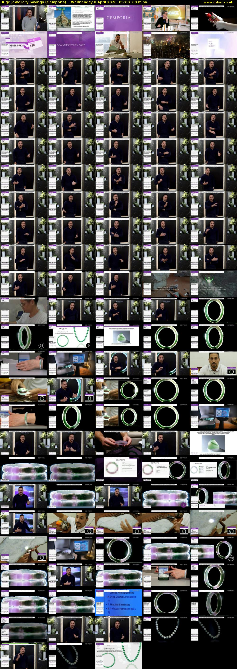 Huge Jewellery Savings (Gemporia) Wednesday 8 April 2026 05:00 - 06:00