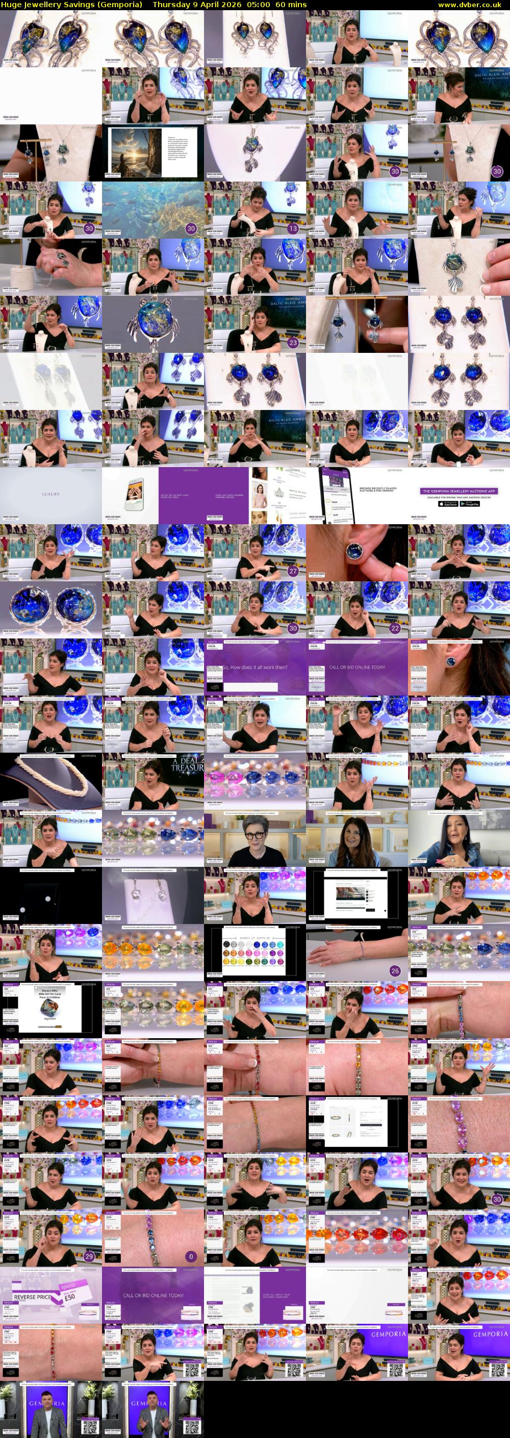 Huge Jewellery Savings (Gemporia) Thursday 9 April 2026 05:00 - 06:00