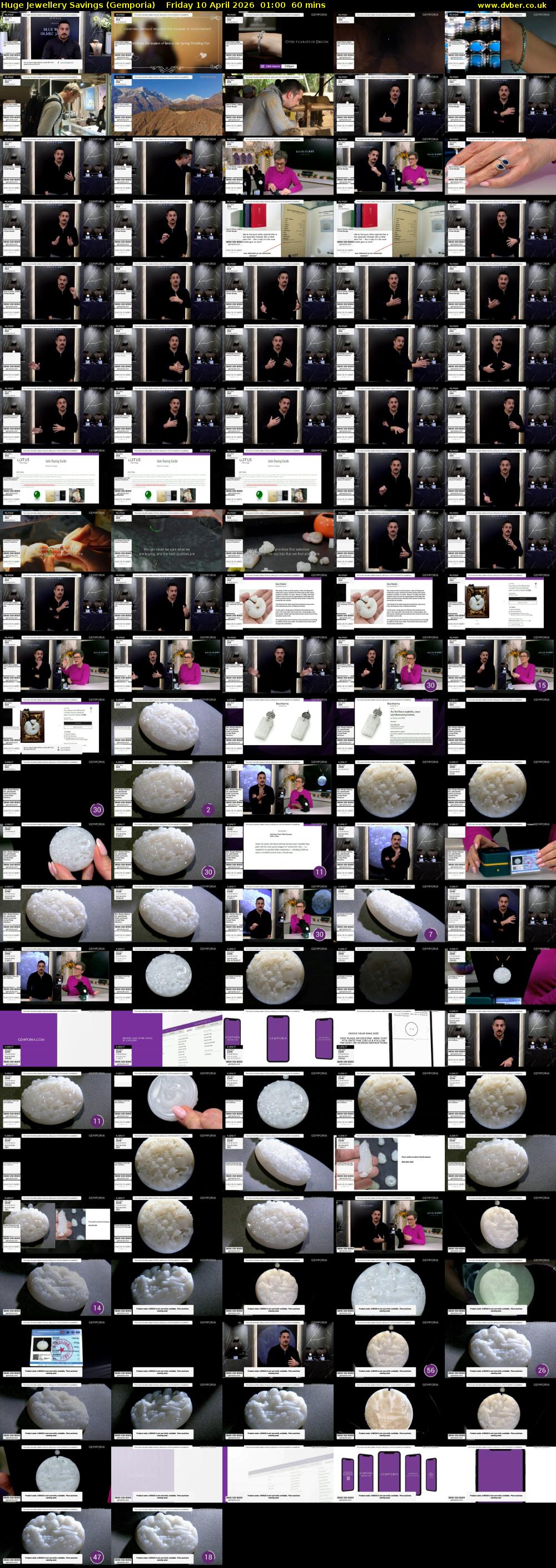 Huge Jewellery Savings (Gemporia) Friday 10 April 2026 01:00 - 02:00