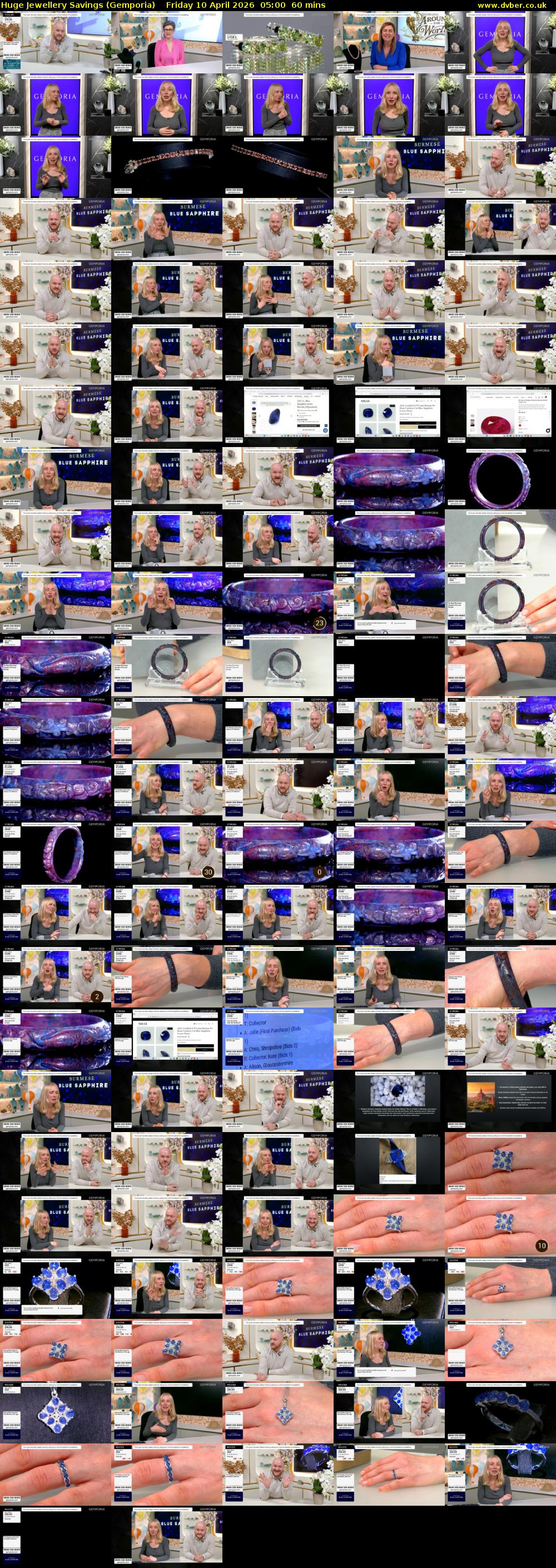 Huge Jewellery Savings (Gemporia) Friday 10 April 2026 05:00 - 06:00