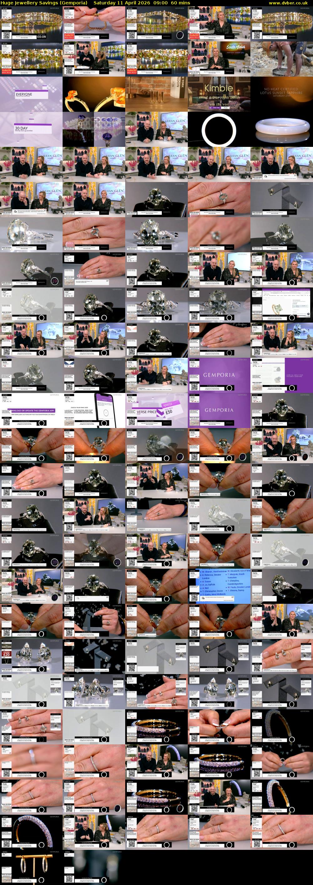 Huge Jewellery Savings (Gemporia) Saturday 11 April 2026 09:00 - 10:00