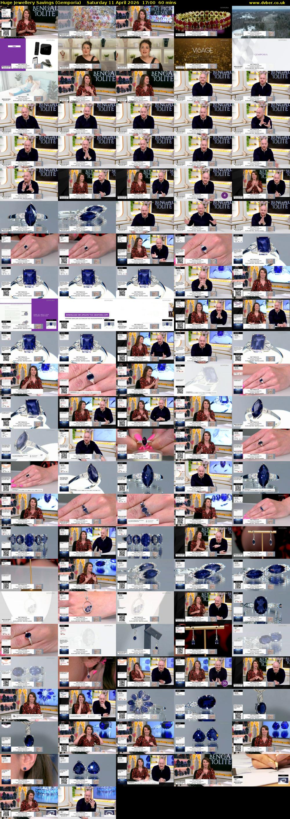 Huge Jewellery Savings (Gemporia) Saturday 11 April 2026 17:00 - 18:00