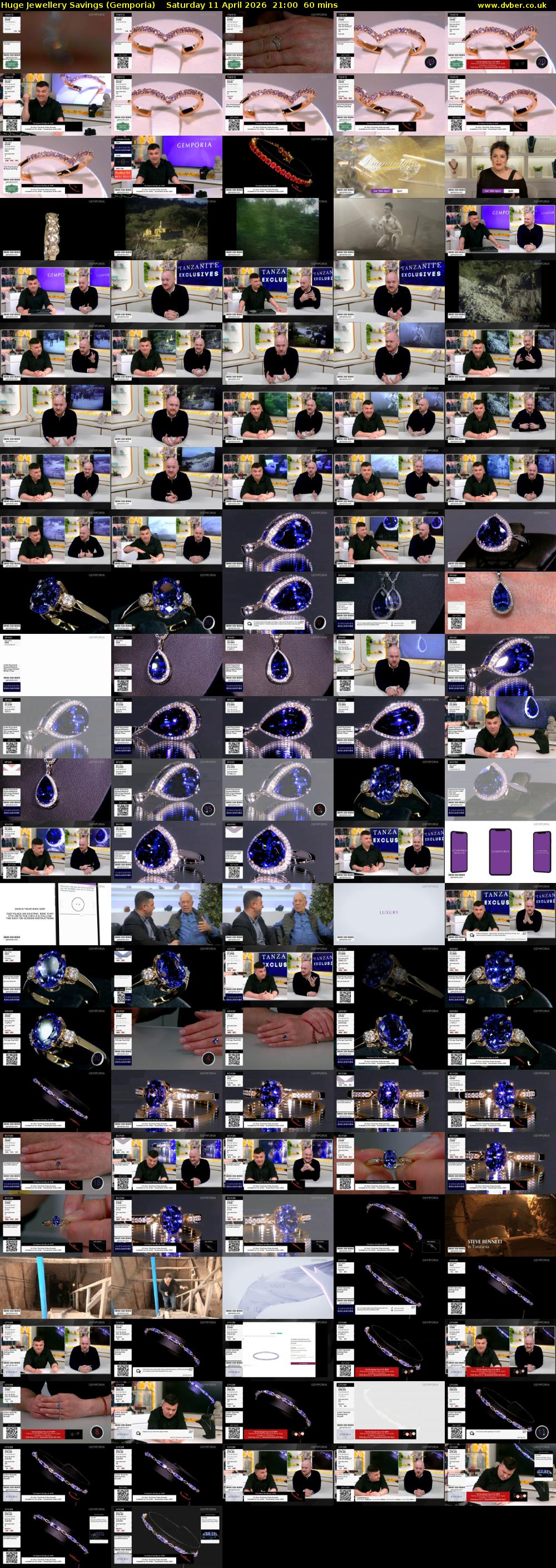 Huge Jewellery Savings (Gemporia) Saturday 11 April 2026 21:00 - 22:00