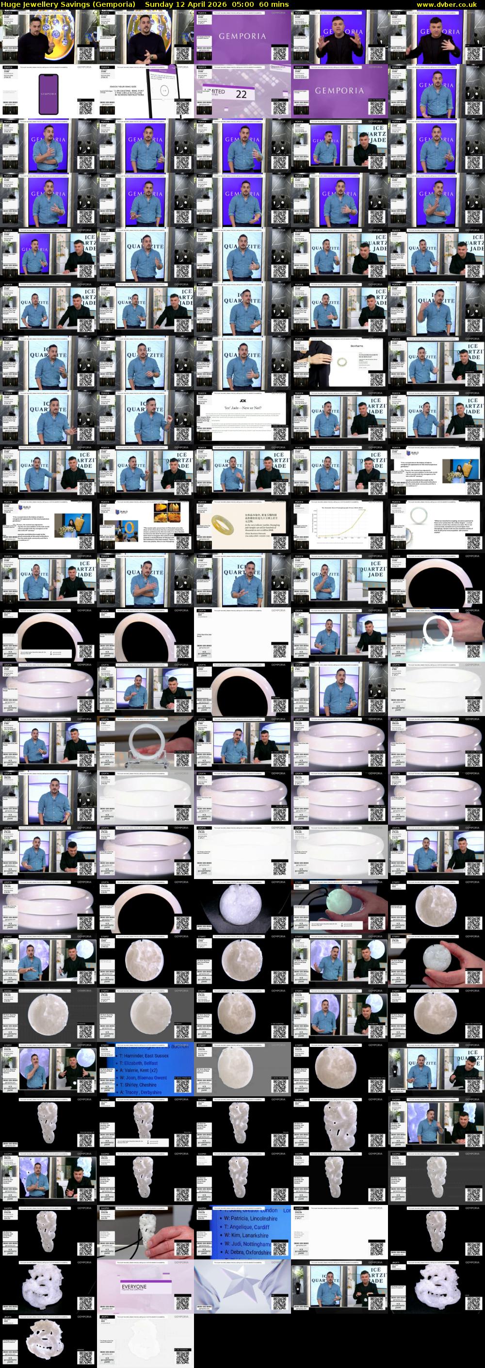 Huge Jewellery Savings (Gemporia) Sunday 12 April 2026 05:00 - 06:00