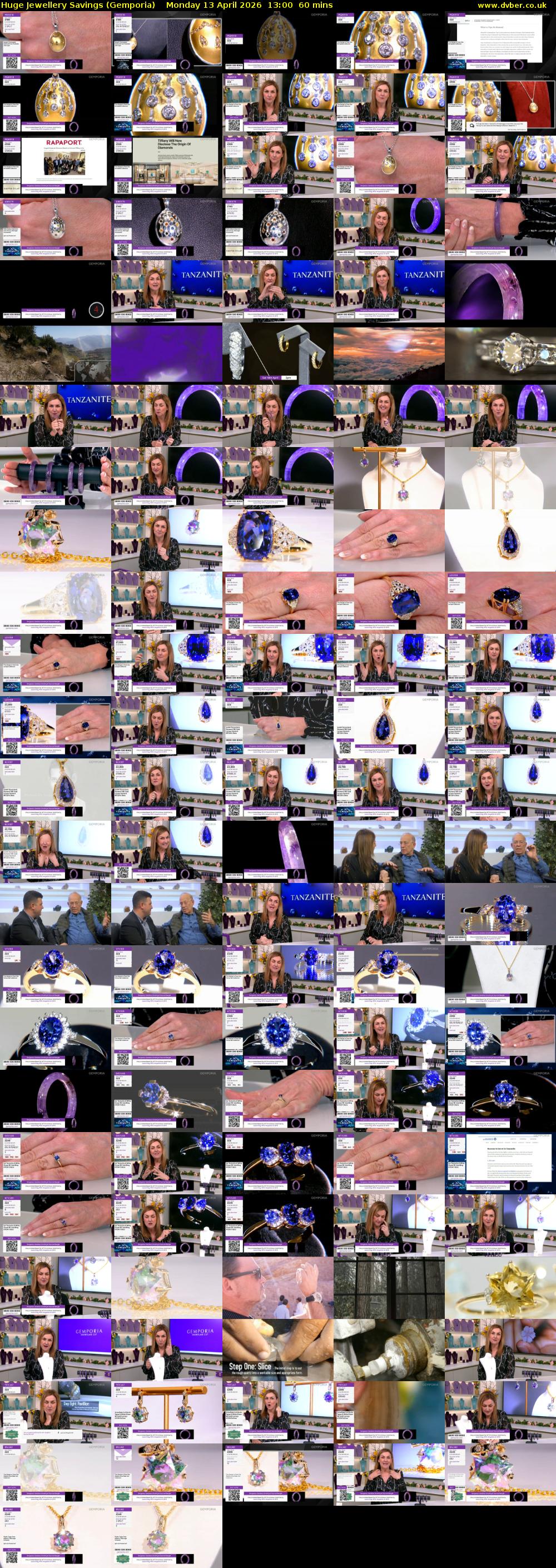 Huge Jewellery Savings (Gemporia) Monday 13 April 2026 13:00 - 14:00