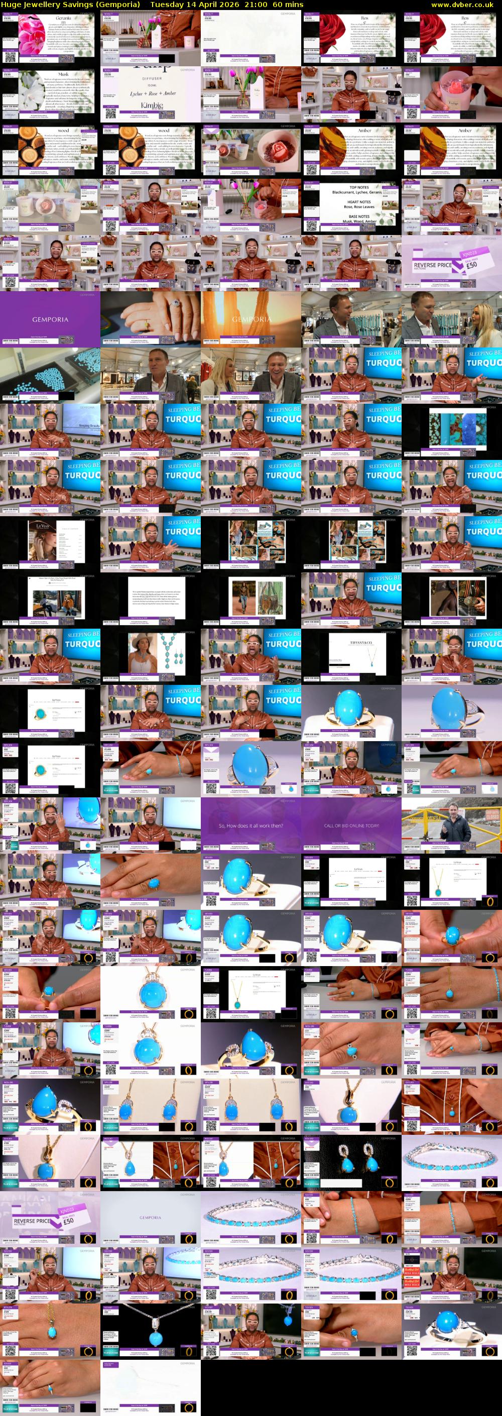 Huge Jewellery Savings (Gemporia) Tuesday 14 April 2026 21:00 - 22:00