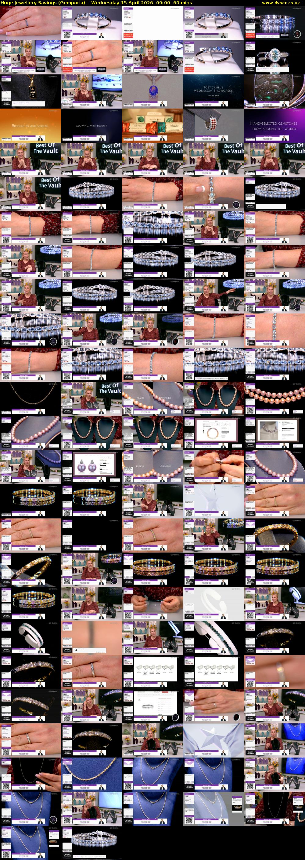 Huge Jewellery Savings (Gemporia) Wednesday 15 April 2026 09:00 - 10:00