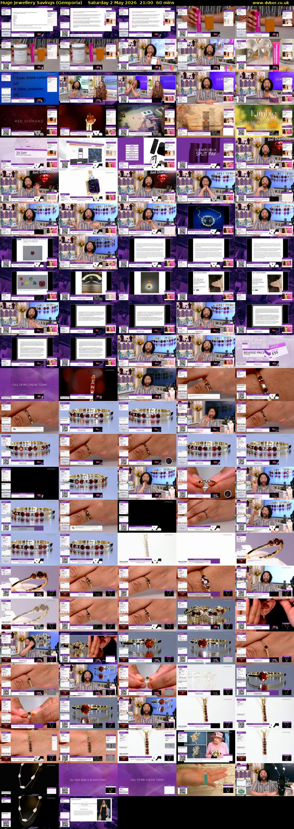 Huge Jewellery Savings (Gemporia) Saturday 2 May 2026 21:00 - 22:00