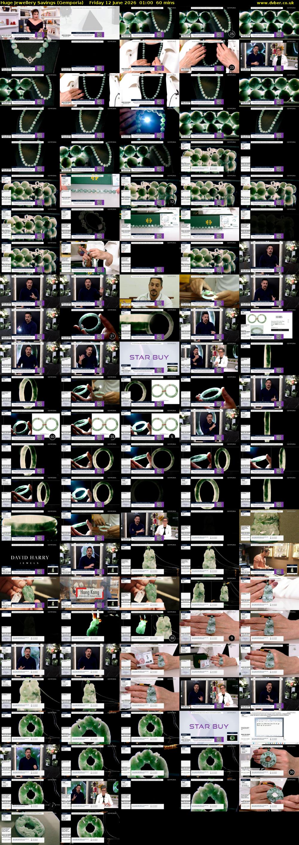 Huge Jewellery Savings (Gemporia) Friday 12 June 2026 01:00 - 02:00
