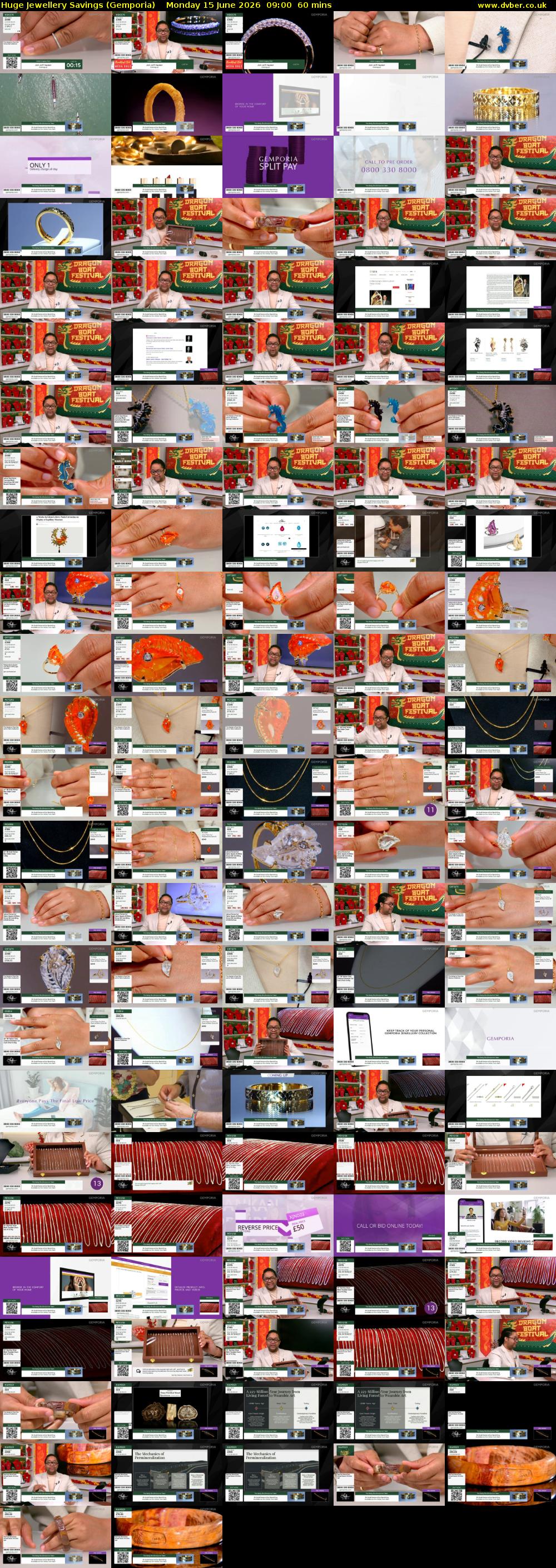 Huge Jewellery Savings (Gemporia) Monday 15 June 2026 09:00 - 10:00