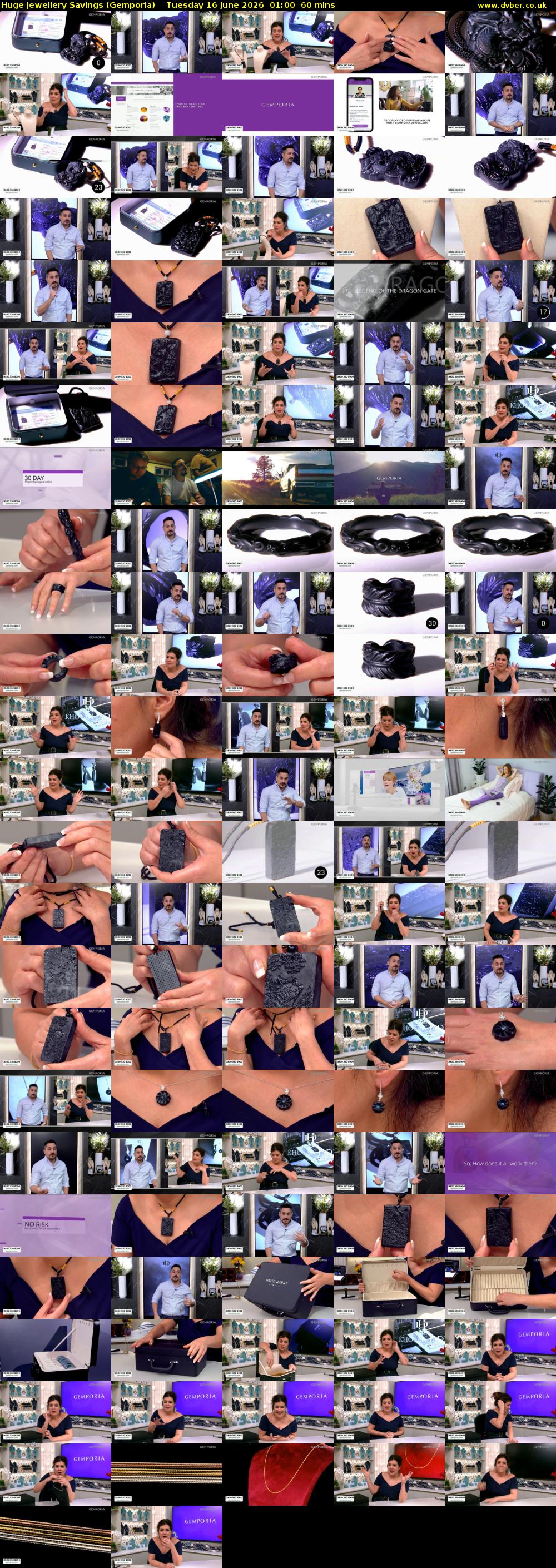 Huge Jewellery Savings (Gemporia) Tuesday 16 June 2026 01:00 - 02:00