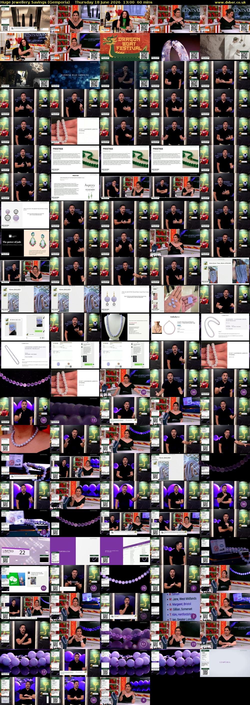 Huge Jewellery Savings (Gemporia) Thursday 18 June 2026 13:00 - 14:00