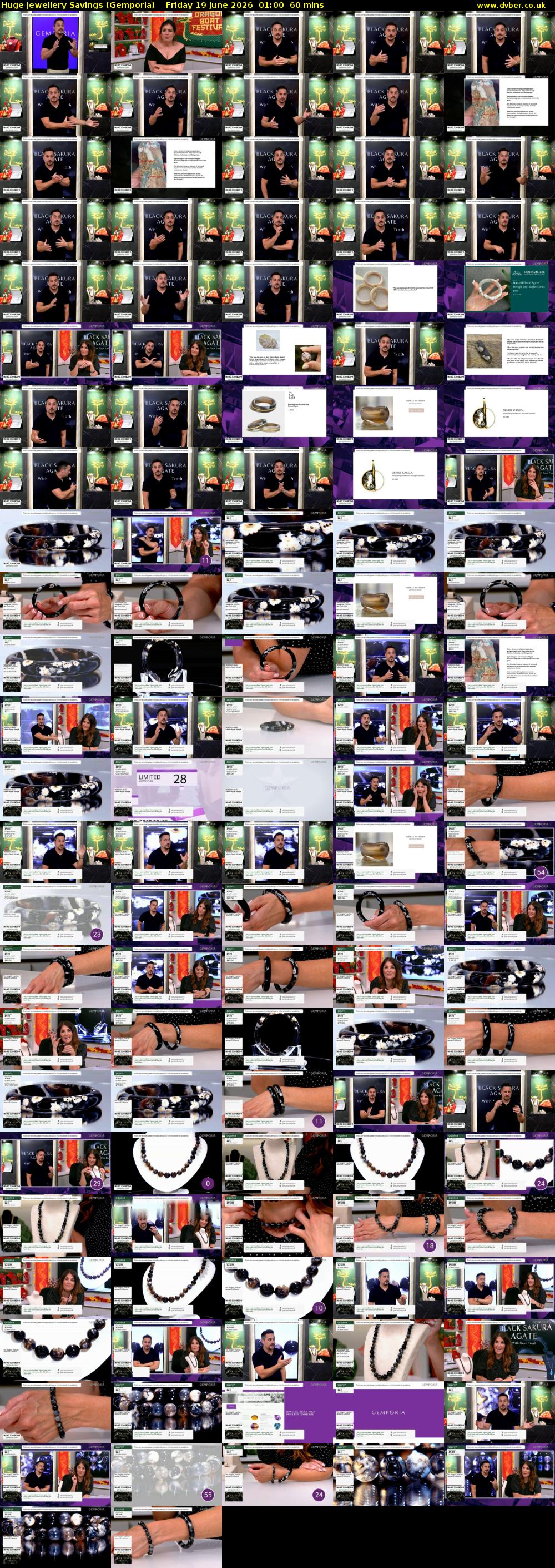 Huge Jewellery Savings (Gemporia) Friday 19 June 2026 01:00 - 02:00