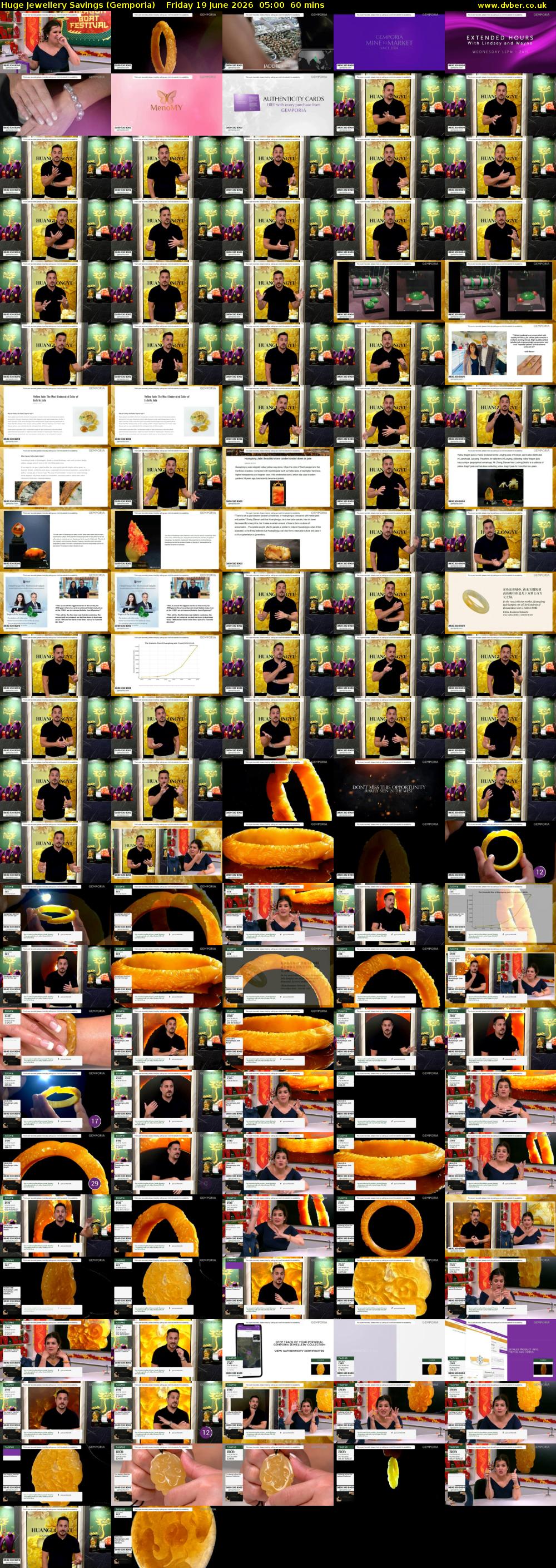 Huge Jewellery Savings (Gemporia) Friday 19 June 2026 05:00 - 06:00