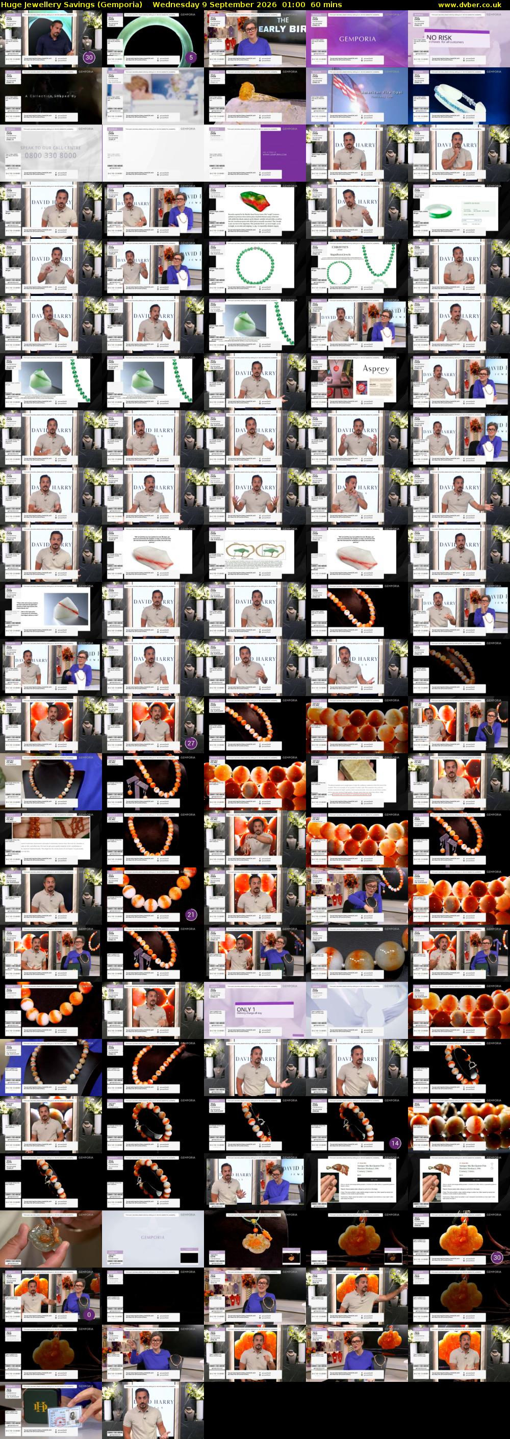 Huge Jewellery Savings (Gemporia) Wednesday 9 September 2026 01:00 - 02:00