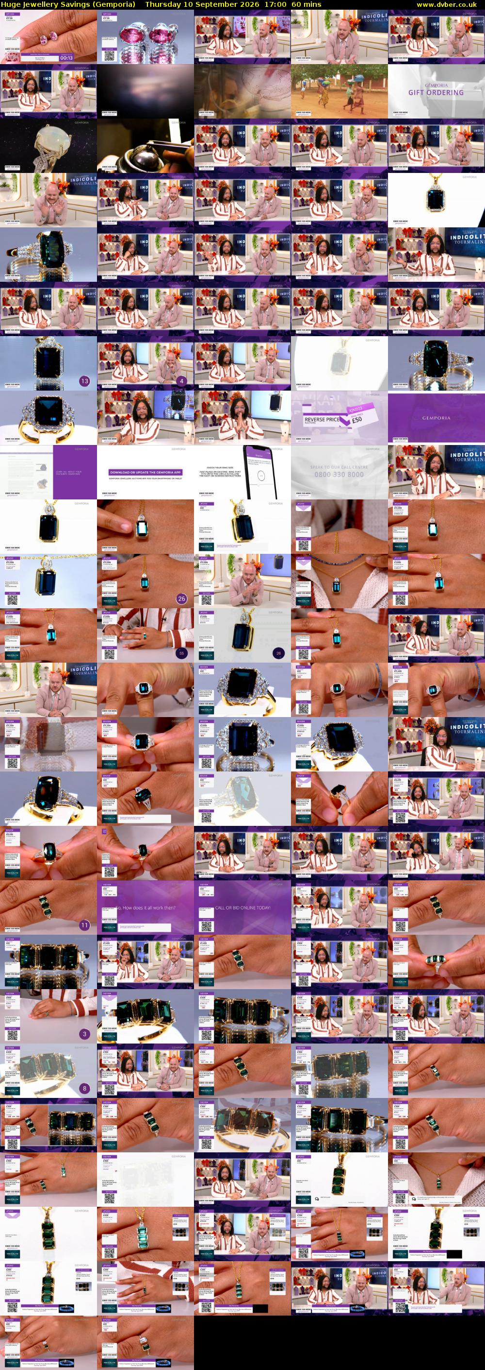 Huge Jewellery Savings (Gemporia) Thursday 10 September 2026 17:00 - 18:00