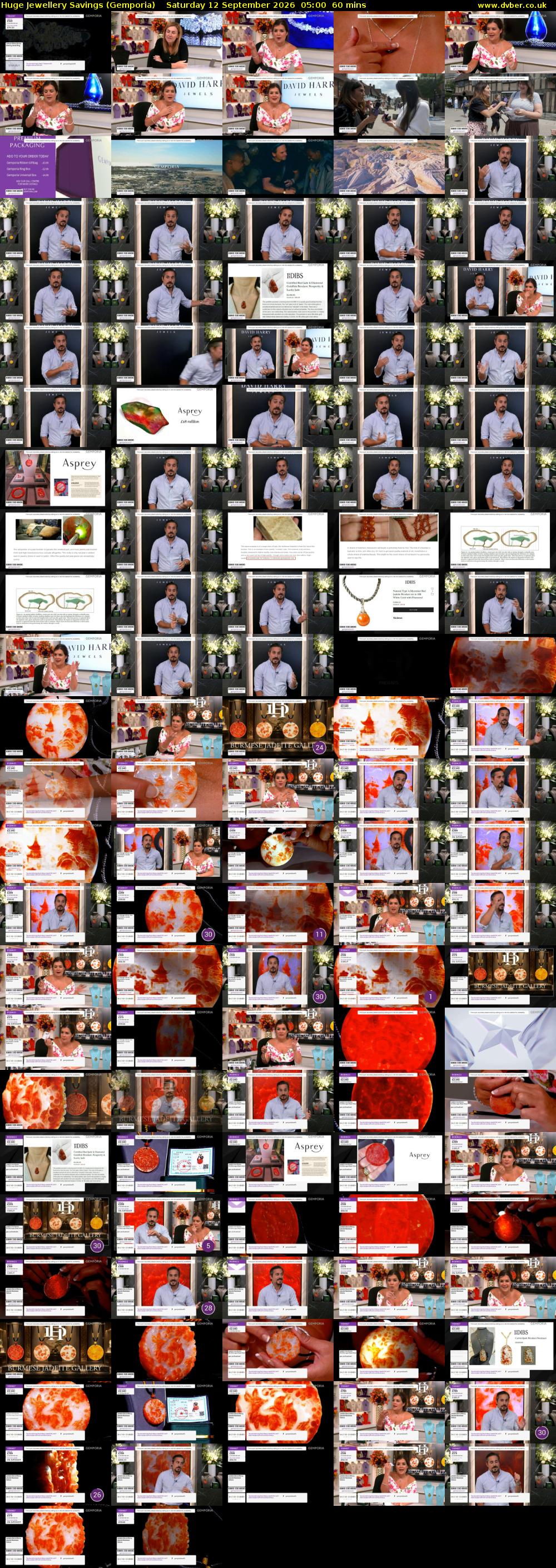 Huge Jewellery Savings (Gemporia) Saturday 12 September 2026 05:00 - 06:00
