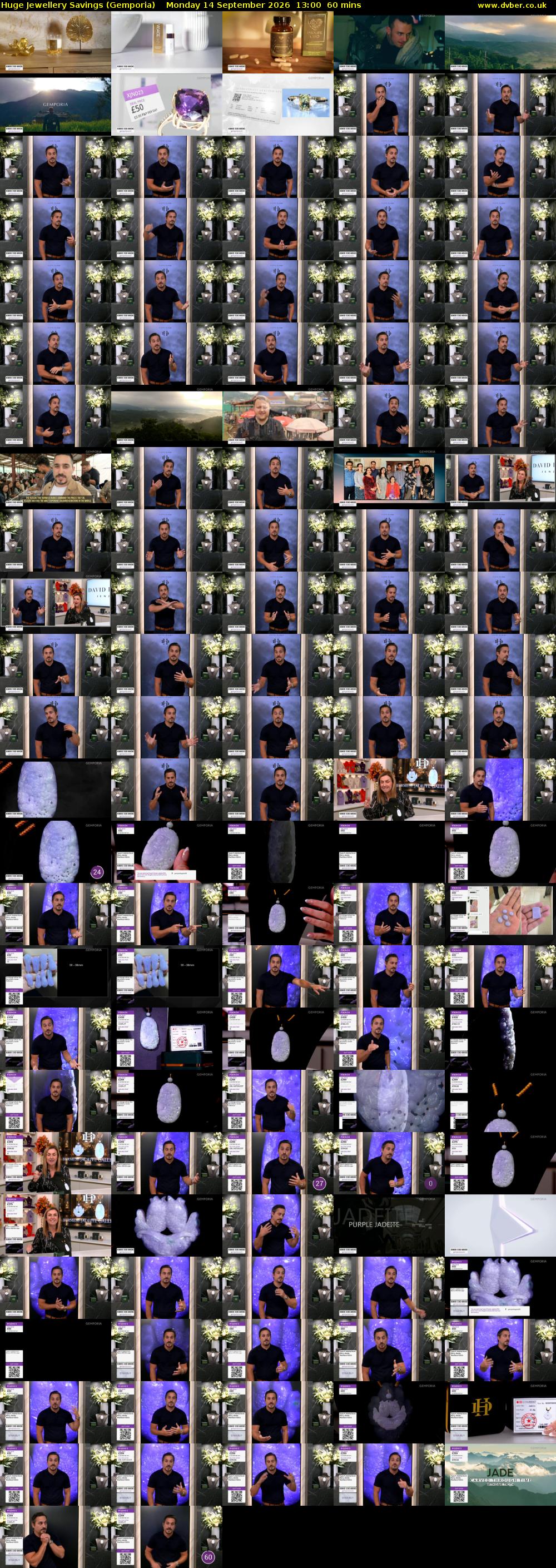 Huge Jewellery Savings (Gemporia) Monday 14 September 2026 13:00 - 14:00