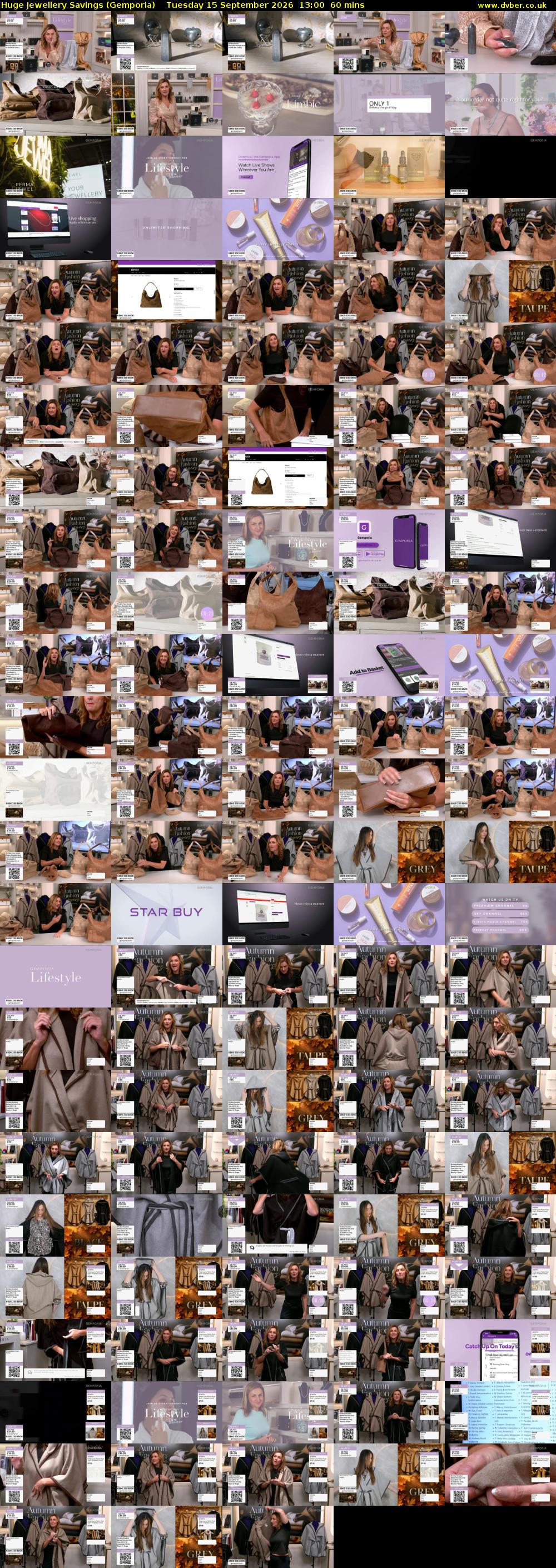 Huge Jewellery Savings (Gemporia) Tuesday 15 September 2026 13:00 - 14:00