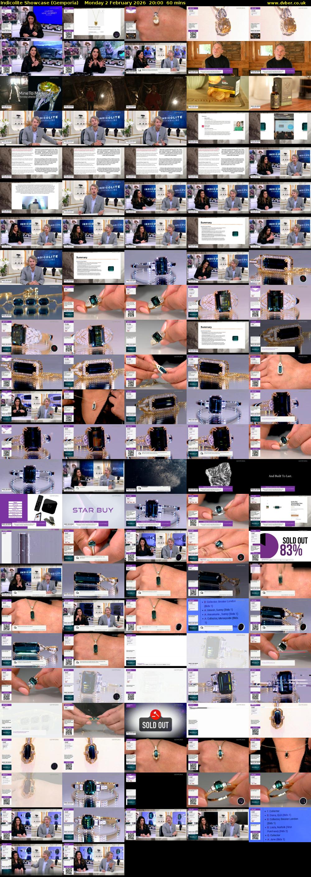 Indicolite Showcase (Gemporia) Monday 2 February 2026 20:00 - 21:00