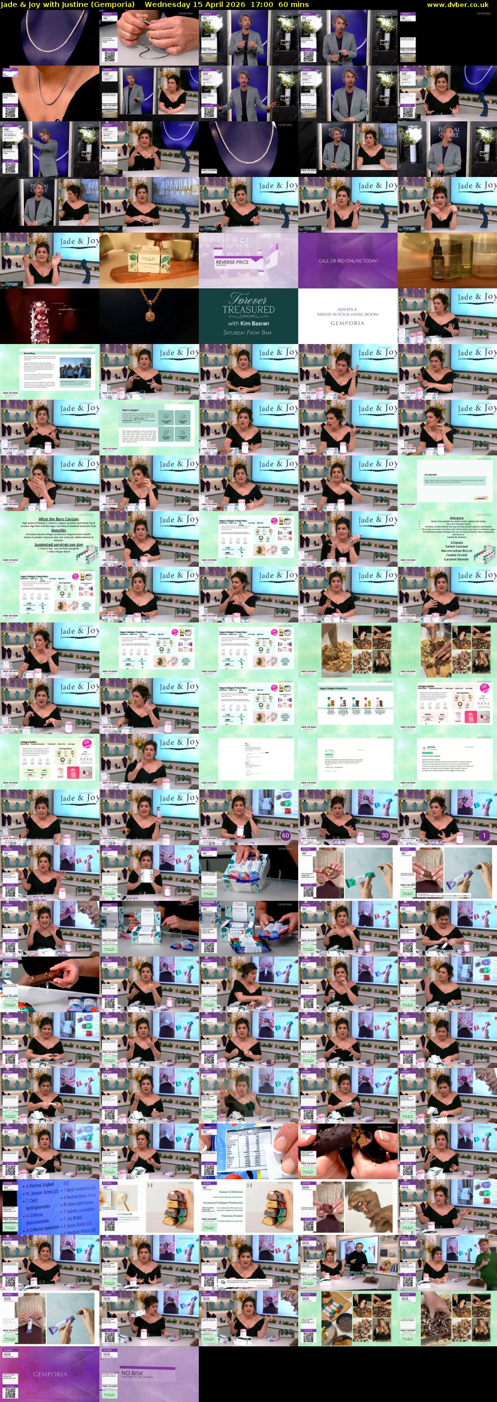 Jade & Joy with Justine (Gemporia) Wednesday 15 April 2026 17:00 - 18:00