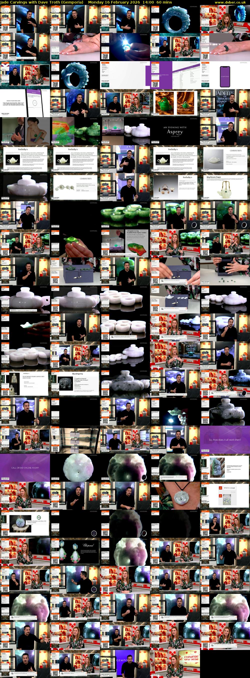 Jade Carvings with Dave Troth (Gemporia) Monday 16 February 2026 14:00 - 15:00