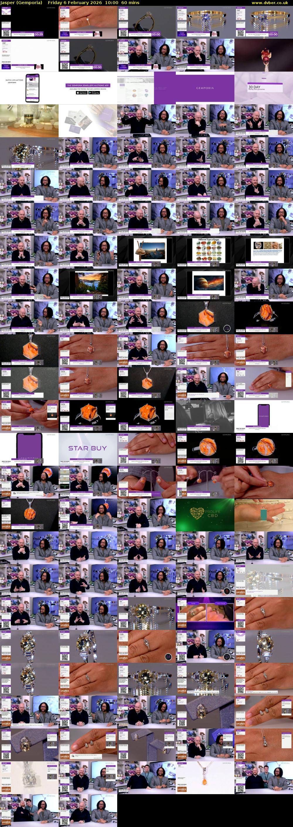 Jasper (Gemporia) Friday 6 February 2026 10:00 - 11:00