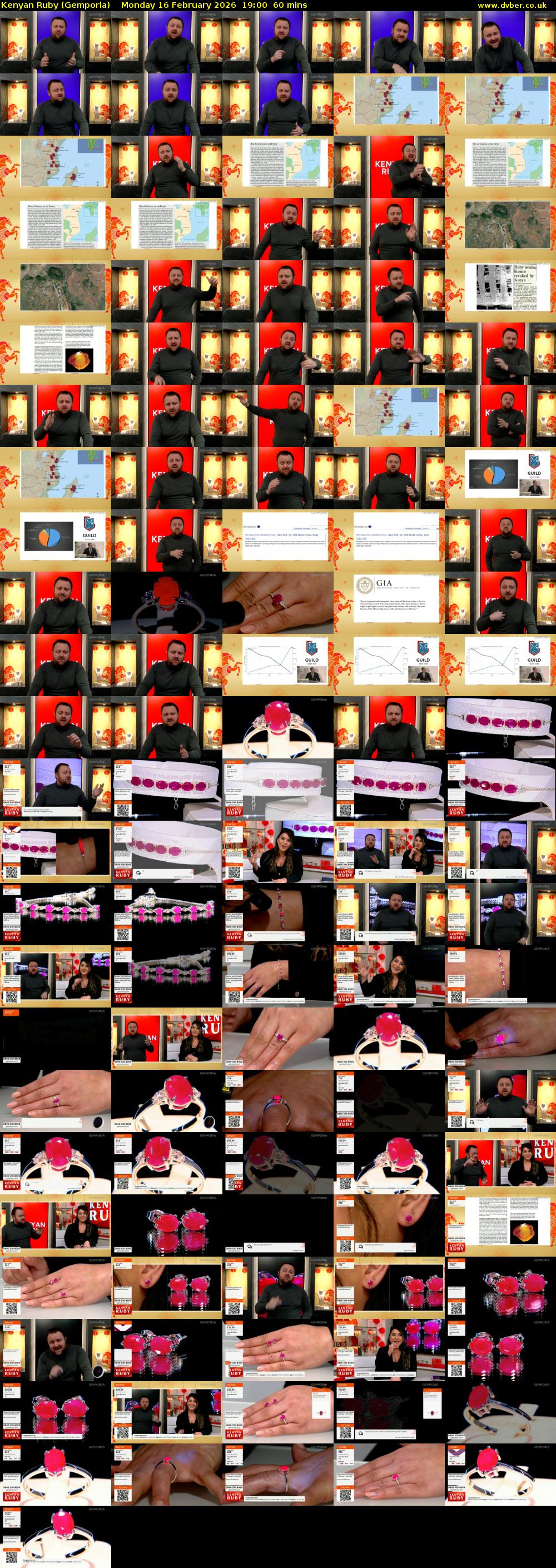 Kenyan Ruby (Gemporia) Monday 16 February 2026 19:00 - 20:00