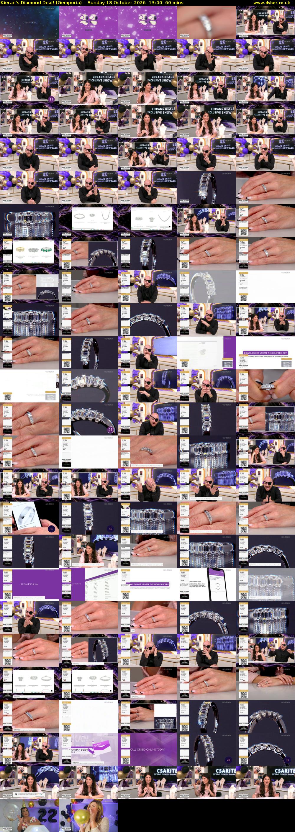 Kieran's Diamond Deal! (Gemporia) Sunday 18 October 2026 13:00 - 14:00