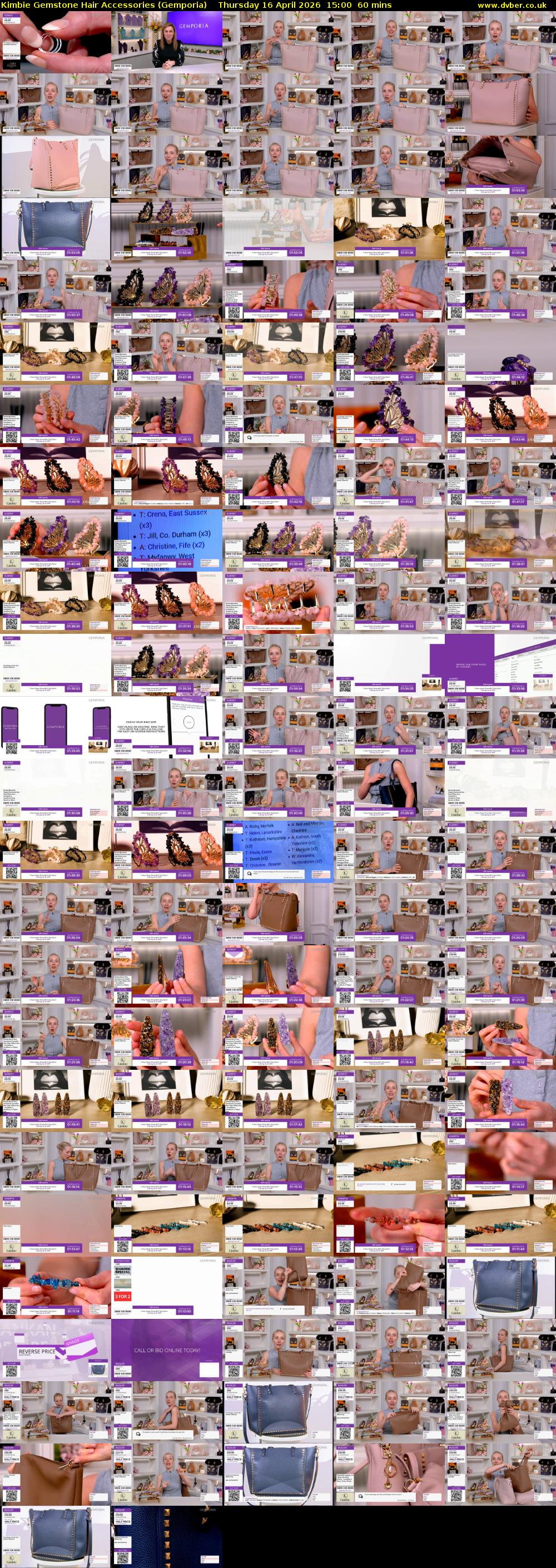 Kimbie Gemstone Hair Accessories (Gemporia) Thursday 16 April 2026 15:00 - 16:00