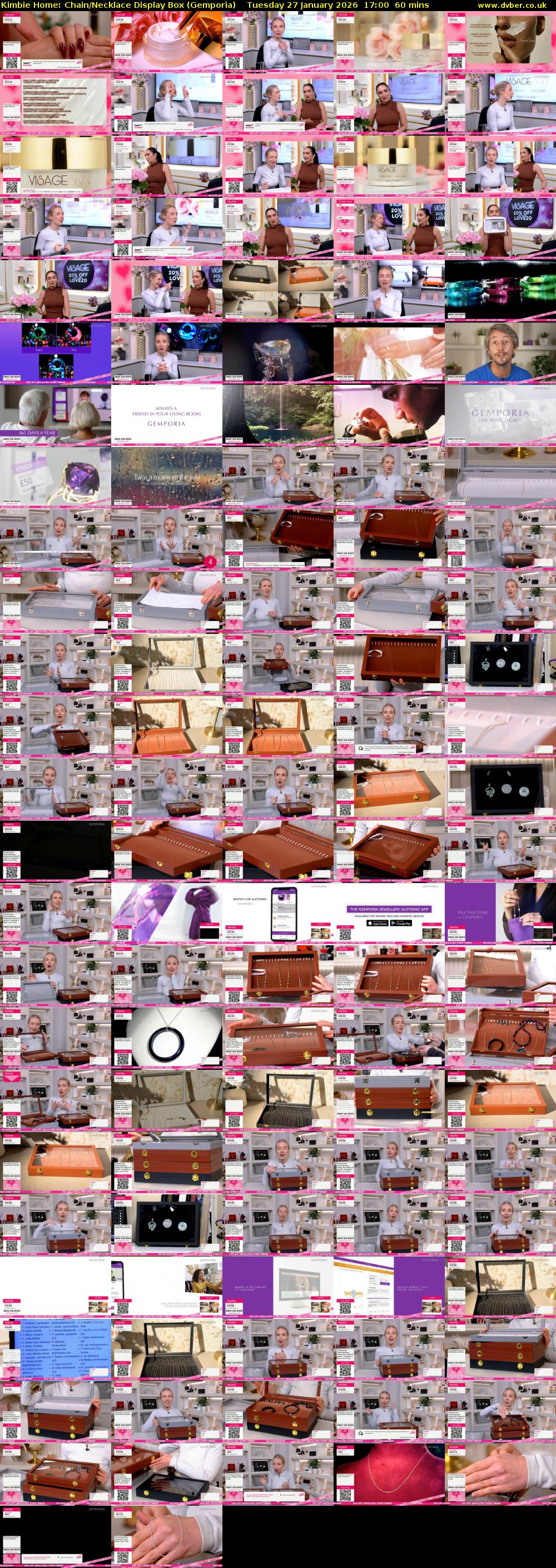 Kimbie Home: Chain/Necklace Display Box (Gemporia) Tuesday 27 January 2026 17:00 - 18:00